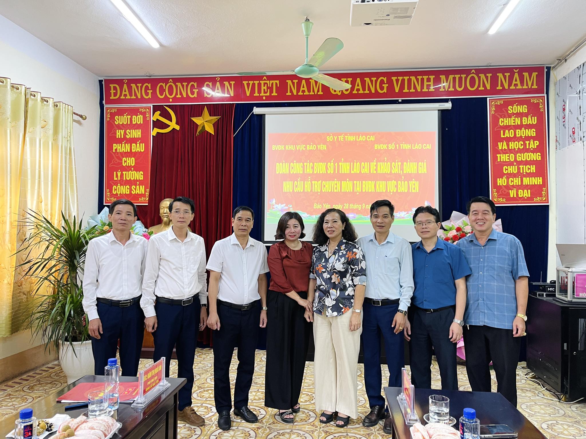  Đoàn công tác Bệnh viện Đa khoa số 1 tỉnh Lào Cai khảo sát, đánh giá nhu cầu hỗ trợ chuyên môn tại Bệnh viện Đa khoa khu vực Bảo Yên