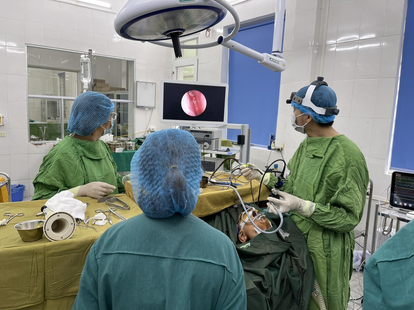 BVĐK khu vực Bảo Yên đã thực hiện phẫu thuật cắt Amidal